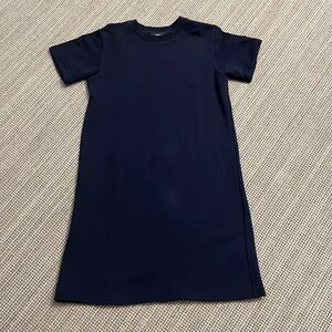 Theory Navy Women’s short sleeve sweatshirt dress Size Petite